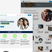 visual display of precision eye care website