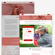 visual display of selah's red tent website